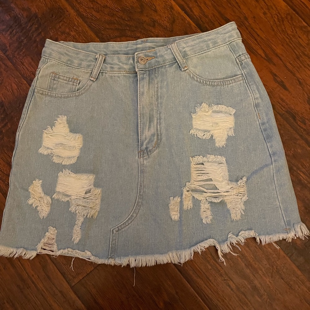 Denim skirt